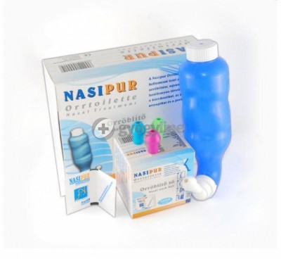 Nasipur orröblítő készülék 1 db + só