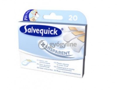 Salvequick átlátszó sebtapasz 20 db