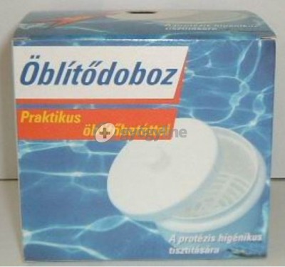 Műfogsor tároló és öblítő doboz 1 db