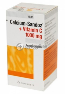 Calcium-Sandoz + Vitamin C 1000 mg pezsgőtabletta, 10 db