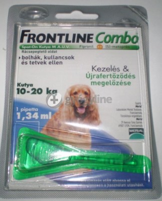 Frontline combo spot-on kutya M (10-20 kg) 1 db