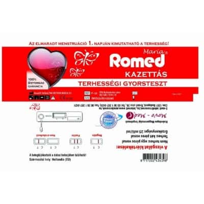 Romed Movo-med vizeletsugaras terhességi gyorsteszt 1 db