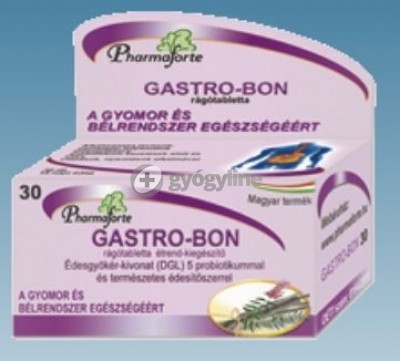 Gastro-Bon probiotikum cukormentes rágótabletta 30 db