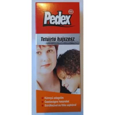 Pedex tetűirtó hajszesz fésűvel és fólia sapkával 50 ml