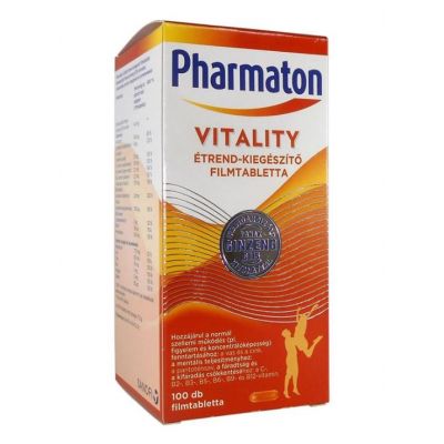 Pharmaton Vitality étrend-kiegészítő filmtabletta 100 db
