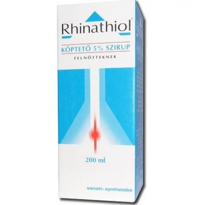 Rhinathiol 50 mg/ml köptető szirup felnőtteknek 200 ml