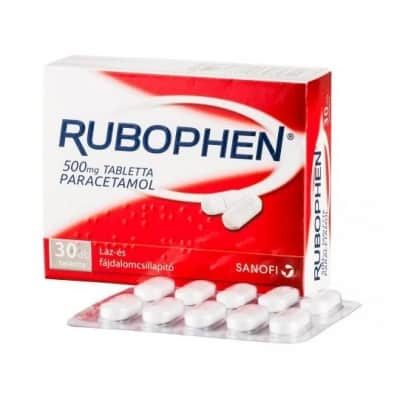 Rubophen 500 mg láz és fájdalomcsillapító tabletta 30 db