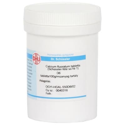 Schüssler-só Nr.1 calcium fluoratum D6 400 db