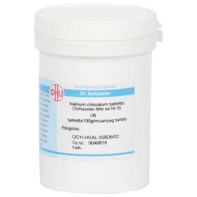 Schüssler-só Nr.8 natrium chloratum D6 400 db