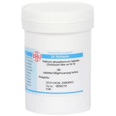 Schüssler-só Nr.9 natrium phosphoricum D6 400 db
