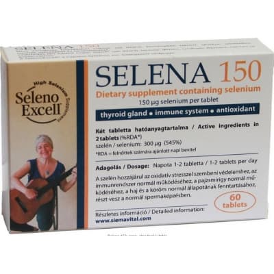 Selena 150 szelén tabletta 60 db