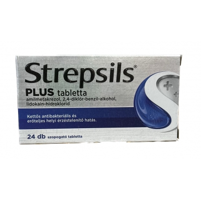 Strepsils plus torokfertőtlenítő tabletta 24 db
