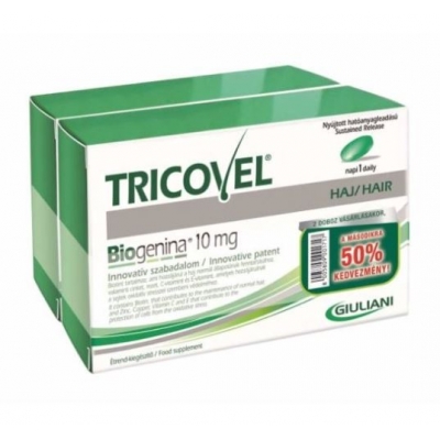 Tricovel biogenina 10mg tabletta duopack 2x30 db