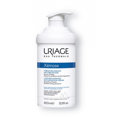 Uriage Xémose lipidpótló testápoló krém száraz/ nagyon száraz bőrre, 400 ml