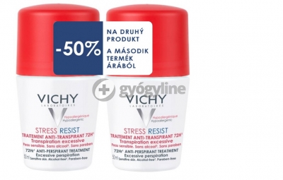 Vichy izzadságszabályozó stress resist intenzív dezodor golyós duopack 50 ml + 50 ml