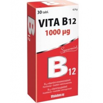 Vitabalans Vita B12 1000mcg Tabletta 30 db 