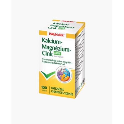 Walmark Kalcium-magnézium-cink aktív tabletta 100 db