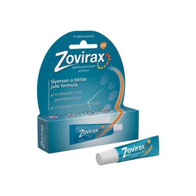 Zovirax ajakherpesz krém 2 g
